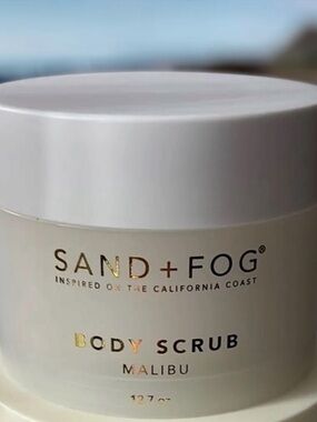 Sand + Fog Malibu Body Scrub — White Exfoliating Cream